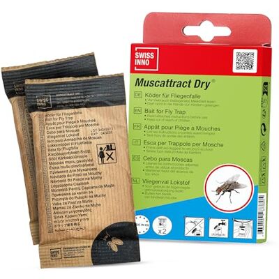 SWISSINNO Vliegenval Bait Navulling 2 Pack Vloeibaar Lokmiddel voor Buiten Vliegenvangers, Compatibel met Vallen SWISSINNO Vliegenval Bait Navulling 2 Pack Vloeibaar Lokmiddel voor Buiten Vliegenvangers, Compatibel met Vallen