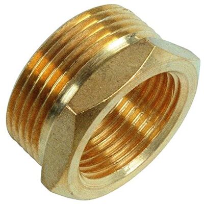 Meister Cornat Verloopstuk AG 1 1/2" x IG 1/4", messing/verbindingen/tuin irrigatie / FLOR92826 Meister Cornat Verloopstuk AG 1 1/2" x IG 1/4", messing/verbindingen/tuin irrigatie / FLOR92826