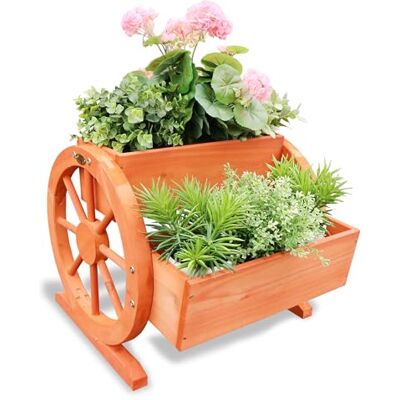 HABAU 691 Bloembak met wagenwiel, 44 x 42 x 40 cm HABAU 691 Bloembak met wagenwiel, 44 x 42 x 40 cm