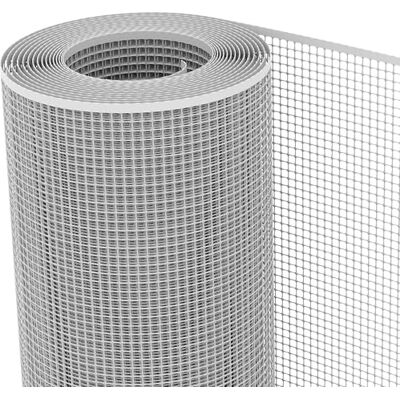 TENAX Quadra 10 zilver 1,00 x 10 m, beschermingsnet van kunststof voor balkon, terras, poort en omheining TENAX Quadra 10 zilver 1,00 x 10 m, beschermingsnet van kunststof voor balkon, terras, poort en omheining
