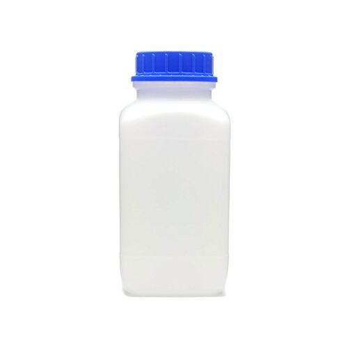 Octopus 2500 ml fles met brede hals en schroefdop, chemiefles, laboratoriumfles met deksel als opbergvak voor laboratorium, keuken of hobby