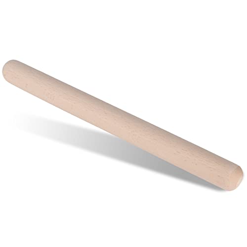 TOPINCN Rolling Pin Home Solid Wood Rolling Pin Cake Gebak Pizza Rolling Pin Bakken Gereedschap Keukengerei 39cm