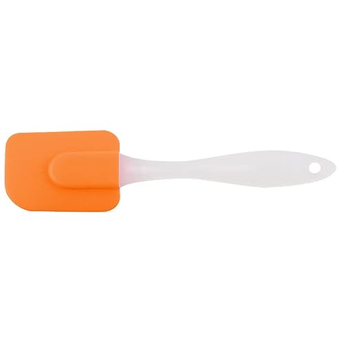 IXCVBNGHS Taart slagroomschraper huishouden siliconen schraper (oranje), small
