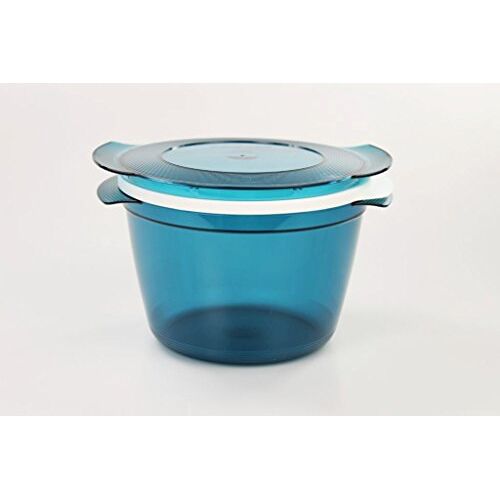Tupperware Magnetron Microcook 2,25L turquoise Cook Microplus rond K39 Micro Micro