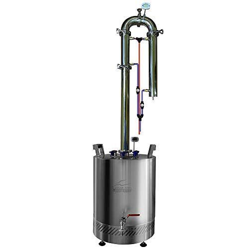 Domovar Moonshine Still Reflux-destillator, destillator, distilleerderij, distilleerder. 33l