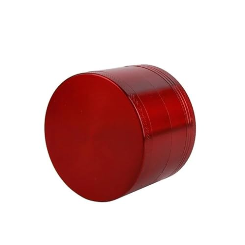 ACCROL 63 Mm 4-laags Molen Herb Spice Crusher Kruiden Metalen Molen Specerijen (Size : Red)