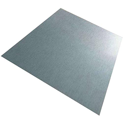 GEREP Aluminium plaat, aluminium metalen plaat voor doe-het-zelf ambacht, keukengerei, mal Shim, bevestigingsplaten/zilver/1 x 500 x 500 mm