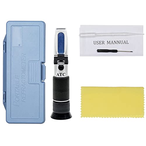 Telituny Refractometer 0-90% Brix meter refractometer handheld suikergehalte tester voor suiker vruchtendranken honing