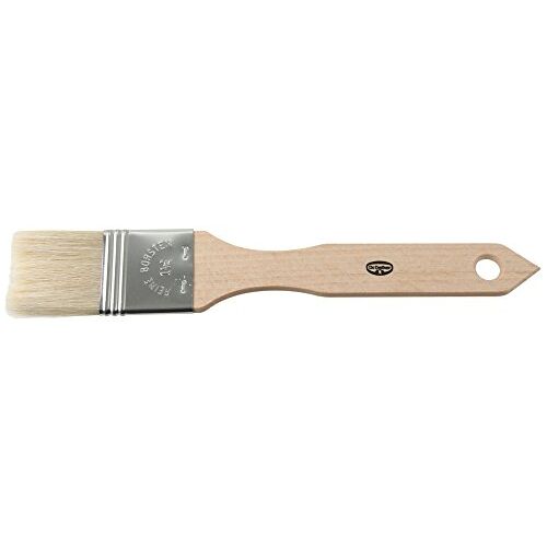 Dr. Oetker Dr.Oetker Basting Brush Classic met houten handvat 38 mm in bruin-zilver, hout, 3,8 x 1 x 10 cm