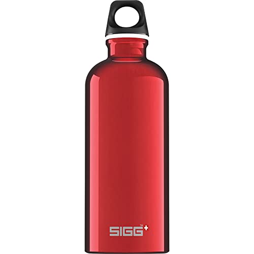 SIGG Traveller Drinkfles (0,6 l), vrij van schadelijke stoffen en lekvrije drinkfles, vederlichte drinkfles van aluminium