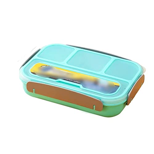 YYUFTTG Lunchbox Lunch Box Bento Box Compartment Bento Lunch Box for Food Container (Color : Ye?il)