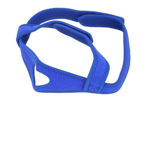 Oumefar Stop met snurken. Anti-snurkband. Materiaal van de snurkkinband. Zachte, Robuuste Lusband (Blauw)