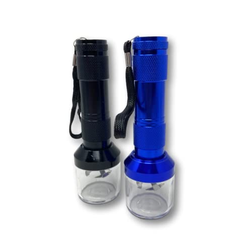 EKNA Grinder elektro Elektronische Grinder Elektrische Grinder Grinder Aluminium Grinder Electric (Set van 2 Zwart+blauw)