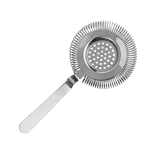 Krumble Cocktailzeef Cocktail strainer Zeef Heerlijke cocktails serveren Cocktailzeven Metaal Diameter 10 cm Zilver