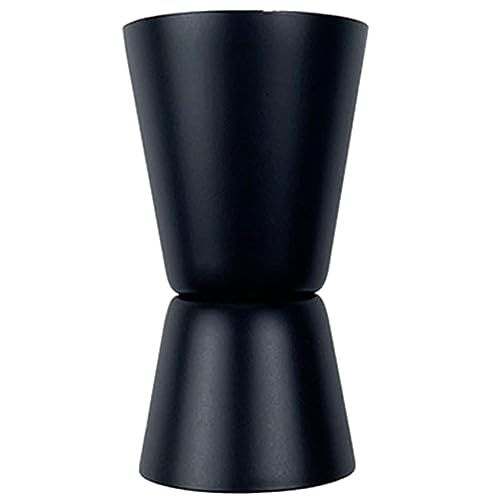 Fiacvrs Maatbeker cocktail accessoires Home Bar roestvrij staal Cocktail Jigger vaatwasser safe 20 ml 40 ml keuken (zwart)