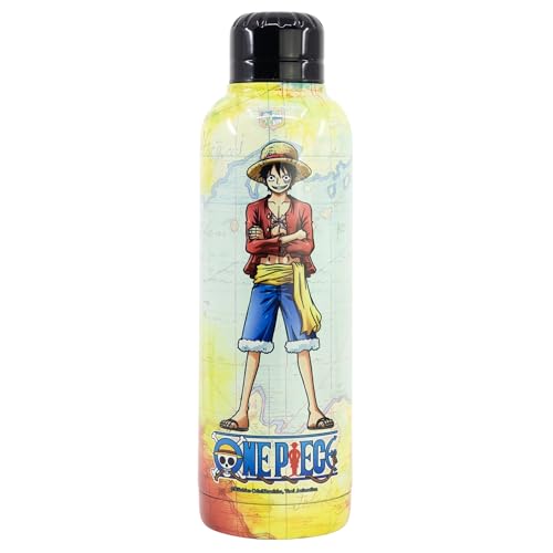 Stor One Piece – drinkfles van roestvrij staal – herbruikbare drinkfles Luffy – 515 ml