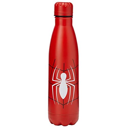 Marvel Comics Marvel MDB25588 FDA0DA2C4B Spider-Man drinkfles van staal, 500 ml, een grote verantwoordelijkheid voor volwassenen, uniseks, meerkleurig, 500 ml