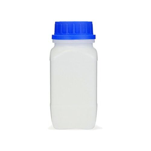 Octopus 500 ml fles met brede hals en schroefdop, chemiefles, laboratoriumfles met deksel als opbergvak voor laboratorium, keuken of hobby