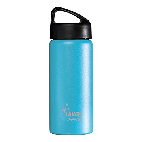 LAKEN Unisex Classic Thermo volwassenen 0,5 liter, BPA-vrij, herbruikbaar, herbruikbaar (brede opening) fles 0,5 l