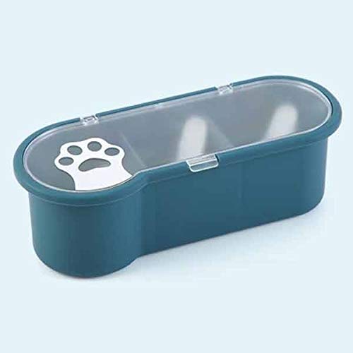 ASADFDAA Kruidenpotten Keuken Gadgets Spice Fles, kruiden Box, Keuken Spice Storage Bottle Potten, Transparant PP zout peper komijnpoeder Box Set (Color : Navy)