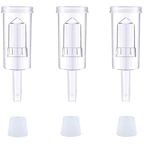 mellystore Airlock Set voor fermentatie, 3 stuks kunststof luchtsluis met 3 rubberen stekker, plastic fermentatie luchtsluizen, Bubble Airlock Set voor fermentatie, fermentatieslot voor conserveren, brouwen,