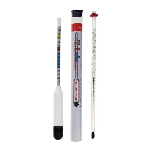 Thermometer World Homebrew Hydrometer en thermometer, voor de productie van wijn en bier, accessoires voor thuisbrouwen