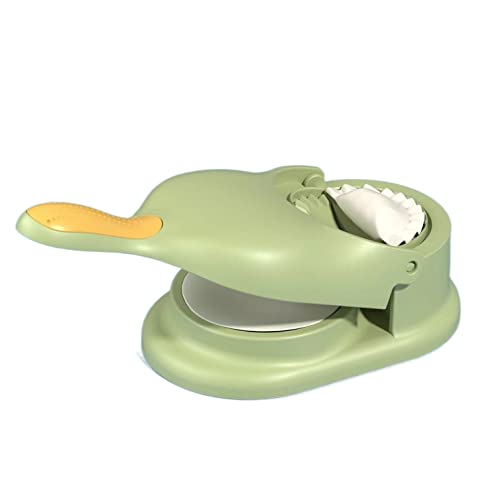 EdirFtra 2 in 1 Dumpling Maker, Dumpling Skin Handmatige Pers, Dumpling Skin Handmatige Dough Press Machine, Dumpling Mold Handmatige Noodle Press, Dumpling Maker Machine voor Wontons Fruit Pie,C