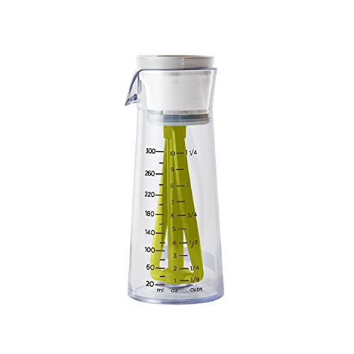 KitchenCraft Chef'n Emulstir Saladedressing Shaker, Voor Het Maken Van Dressing en Vinaigrette, Kunststof, ‎7,37 x 18,29 x 7,37 Centimeter, Groen, 104-759-258