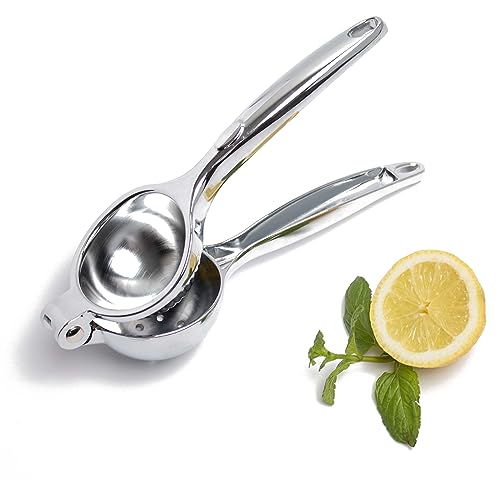 Lacari Home & Living Lacari Original Lemon Squeezer Citruspers, roestvrij staal, grote handpers en citruspers, citruspers in zilver, citruspers, Cheers Club