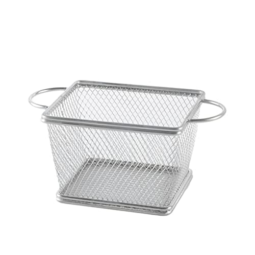 CHICKEN Metalen Zeef Rvs Frituren Mesh Frituurmand Frieten Frituurmand Zeef Lepel Restaurant Huishoudelijke Frituurmand Pastazeef (Color : H)