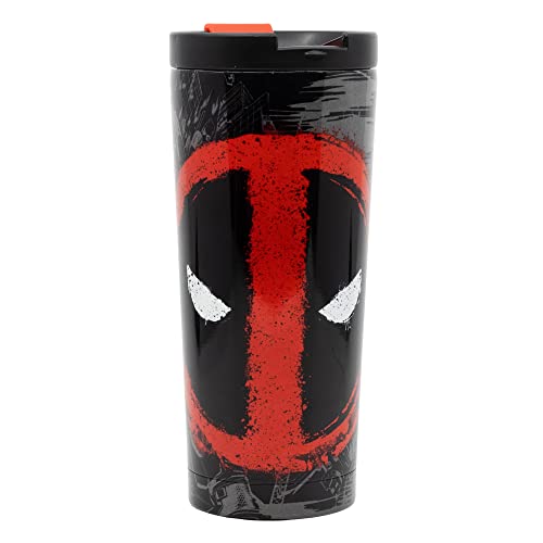 Stor Deadpool 425 ml Roestvrijstaal Thermisch Koffieglas