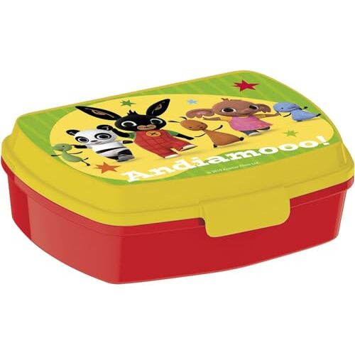 Bing Sandwichbox voor kinderen, geel/rood