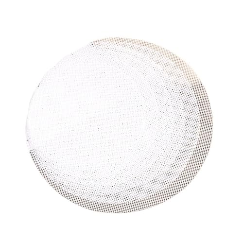 AIDNZYGDH 1 Stuks Stoomboot Non-stick Pad Ronde Dumplings Mat Bakken Tools Gestoomde Broodjes Bakken Gebak Dim Sum Mesh Thuis keuken (Color : White, Size : 25cm)