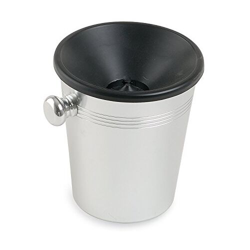 Wineware Mini/Individuele Aluminium Wijn Spittoon Zwarte Trechter