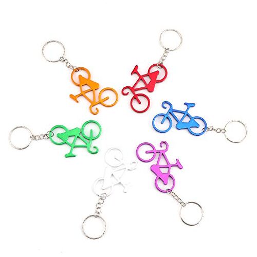 Coolty 24 stuks bier flesopener tas sleutelhanger fiets bar kleine beverage sleutelhanger ring