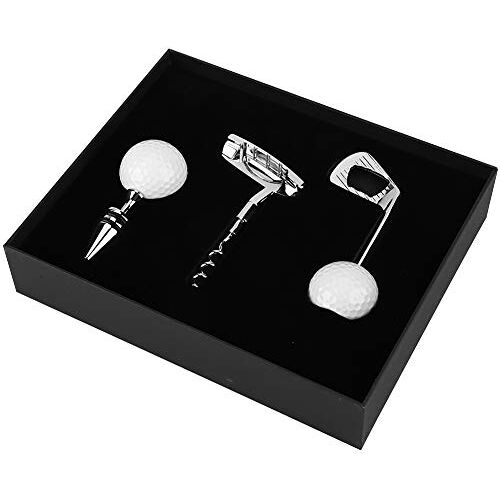 VGEBY Golf Flesopener Set, Golf Vormige Bier Wijn Kurk Opener Zinklegering Flesopener Keuken Tool Met Wijnfles Plug Leisure Sport