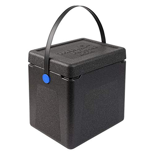 Thermo Future Box Transport- en isolatiebox, EPP (geëxpandeerd polypropyleen), zwart/blauw, binnenkant 300 x 220 x 310 mm