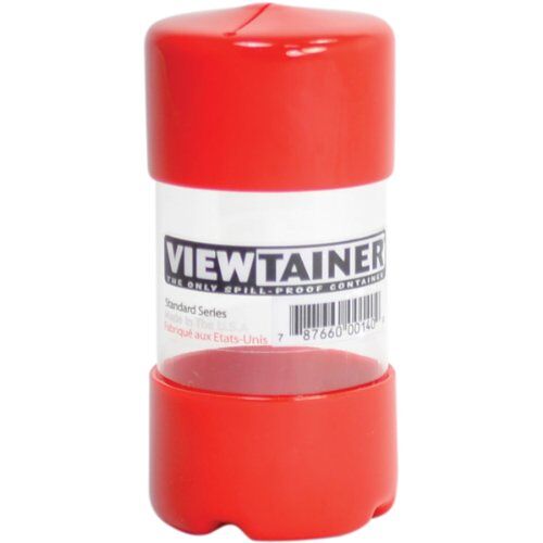 Viewtainer Opslagcontainer, 6,5 cm bij 10,5 cm, rood