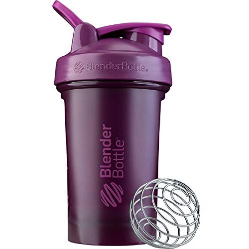 BlenderBottle Klassieke V2 Shaker Fles Perfect voor Eiwitshakes en Pre Workout, 20oz, Pruim