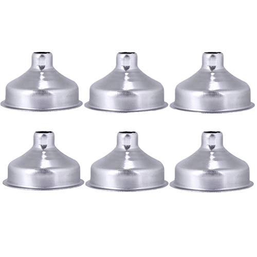 LEDDP Keuken Trechter Trechter Keuken Olie Trechter Heupfles Trechter Bier Trechter Rvs Trechter Mini Trechter Grote Trechter Silver,6PCS