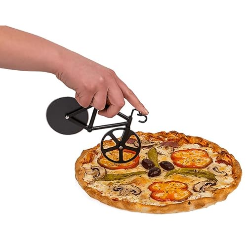 ootb Pizzasnijder, pizzaroller, pizzasnijder, model fiets van ABS en metaal