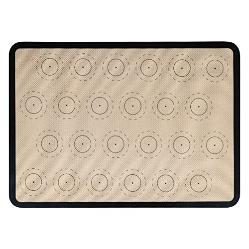 Krumble Siliconen bakmat Deegmat Ovenmat Bakmatten Anti-kleef bakmatten Met 24 cirkels 29,5 x 42 cm