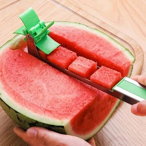 MAVURA Melony Watermeloensnijder, meloensnijder, meloenmes, fruitmes, watermeloensnijder en portioneerder