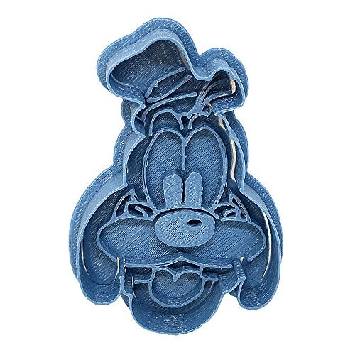 Cuticuter Goofy koekjessnijder, 8 x 7 x 1,5 cm, blauw