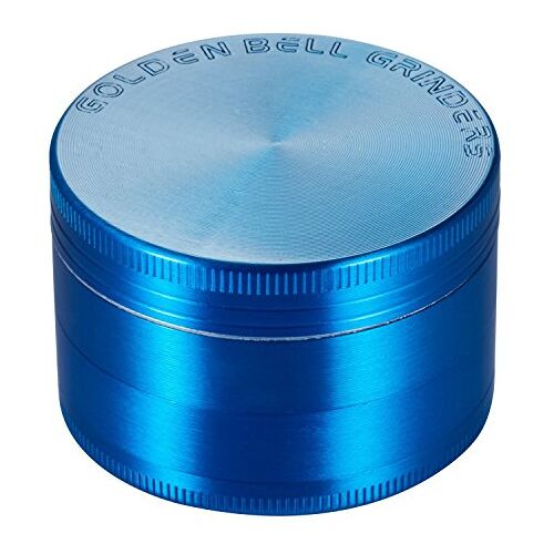 LIHAO Pollen Grinder Crusher voor specerijen, kruiden, kruiden, koffie, 4-delige set met pollen schraper (blauw)