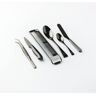 Frank Haasnoot Shop FH Chef Frank Haasnoot Plating Kit   Utensil Set Deluxe   Zwart   6 stuks hoogwaardig culinair keukengereedschap inclusief case   Culinaire Set   Garneer pincet & Quenellepels   Food Styling