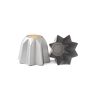 DECORA , 0062687 Professionele Pandoro-vorm, diameter 19,5 x 15 cm, ideaal voor het maken van een 500 g Pandoro, van geanodiseerd aluminium, zonder laspunten, professioneel design.