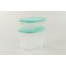 Tupperware Koelkastsysteem 300 ml turquoise + 140 ml turquoise versheidssysteem