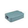 Mepal Take a Break Large Lunchbox, 1500 ml inhoud, broodtrommel met scheidingswand ideaal voor maaltijdvoorbereiding, vaatwasmachinebestendig, ABS, Nordic Green (groen)
