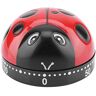 Tbest Lieveheersbeestje Keukentimer 60 Minuten Timer Mechanische Wind Up Timer Keuken Kook Timer,Ladybug Timer,Lady Bug Timer,Timers Voor Koken, Timer Cucina Digitale, Ei Timers